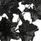 32" Black Glitter Maple Leaves Stem by Ashland®